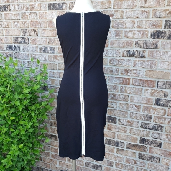 Kenneth Cole Zip-Down Sleeveless Sheath Dress sz 4 - Picture 2 of 6